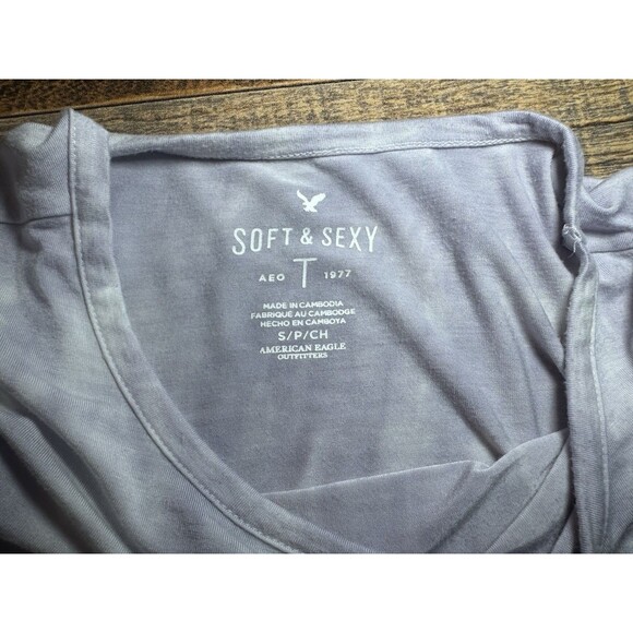 American Eagle Soft & Sexy Women’s Tie-Dye T-Shirt Lot Size Small - Picture 9 of 10